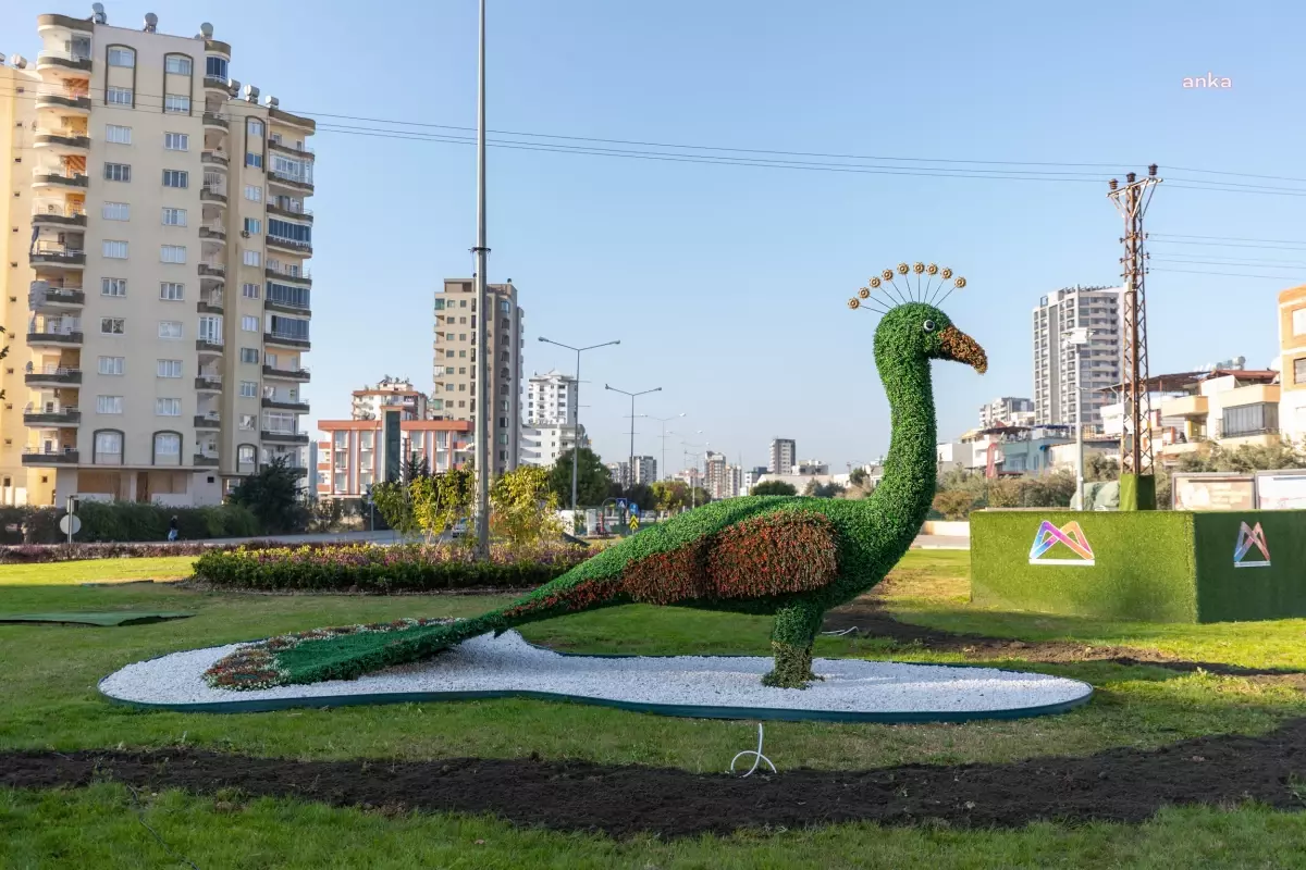 Mersin’de Kavşaklarda Estetik Peyzaj Düzenlemeleri Yapılıyor